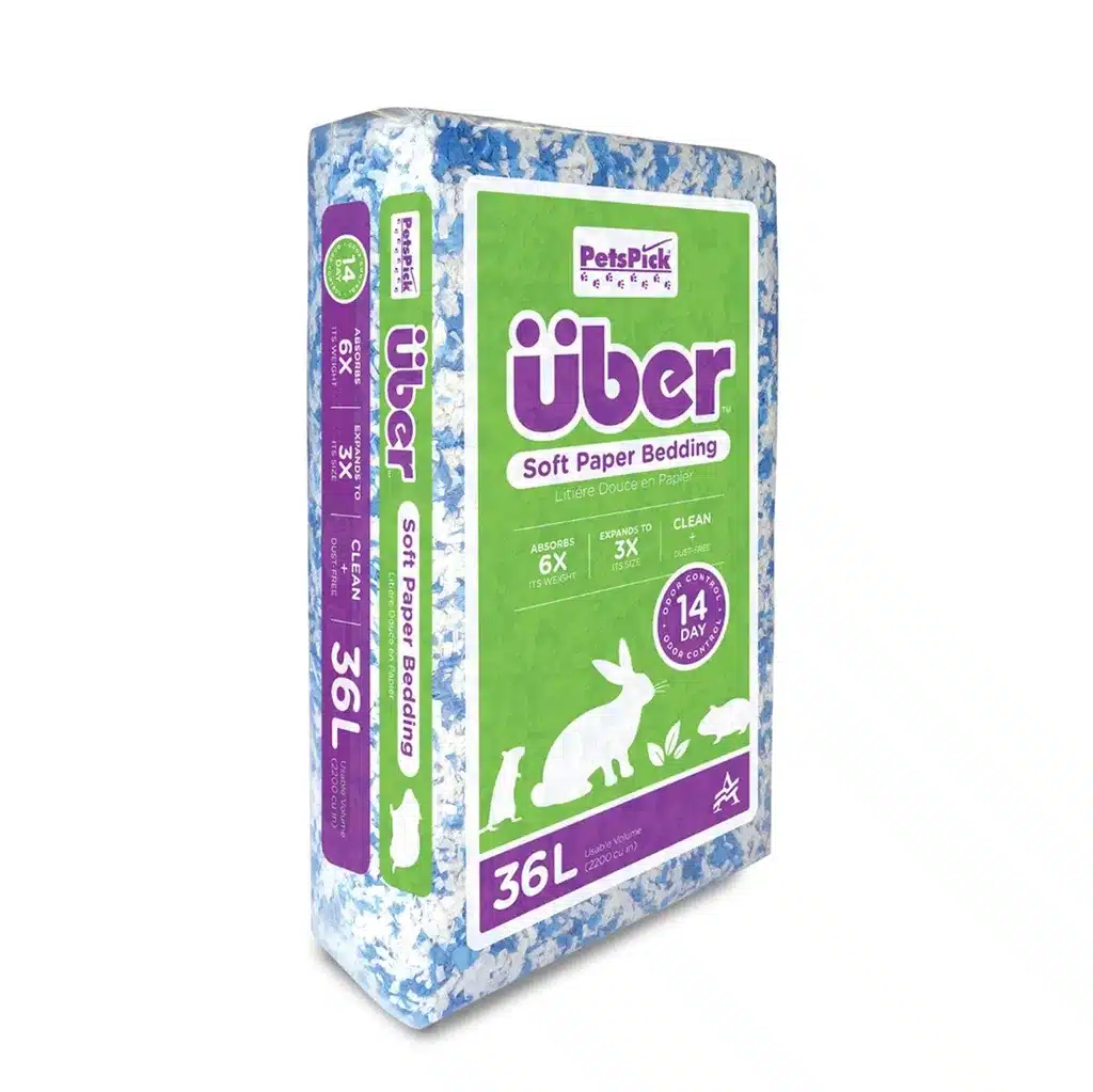 ÜBER Papirstrøelse Blå/Hvid