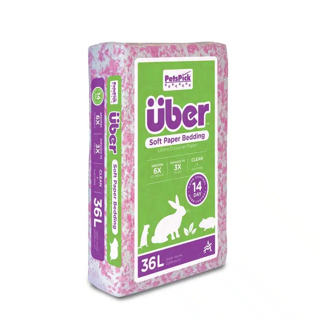 ÜBER Papirstrøelse Pink/Hvid