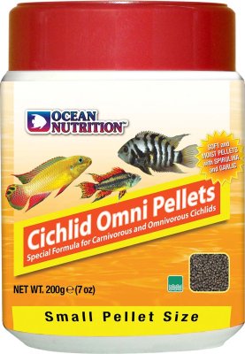OCEAN NUTRITION CICHLID OMNI PELLETSMALL 200GR