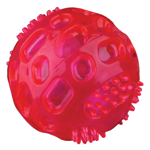 Blinkende bold, thermoplastisk gummi (TPR), ø 6.5 cm
