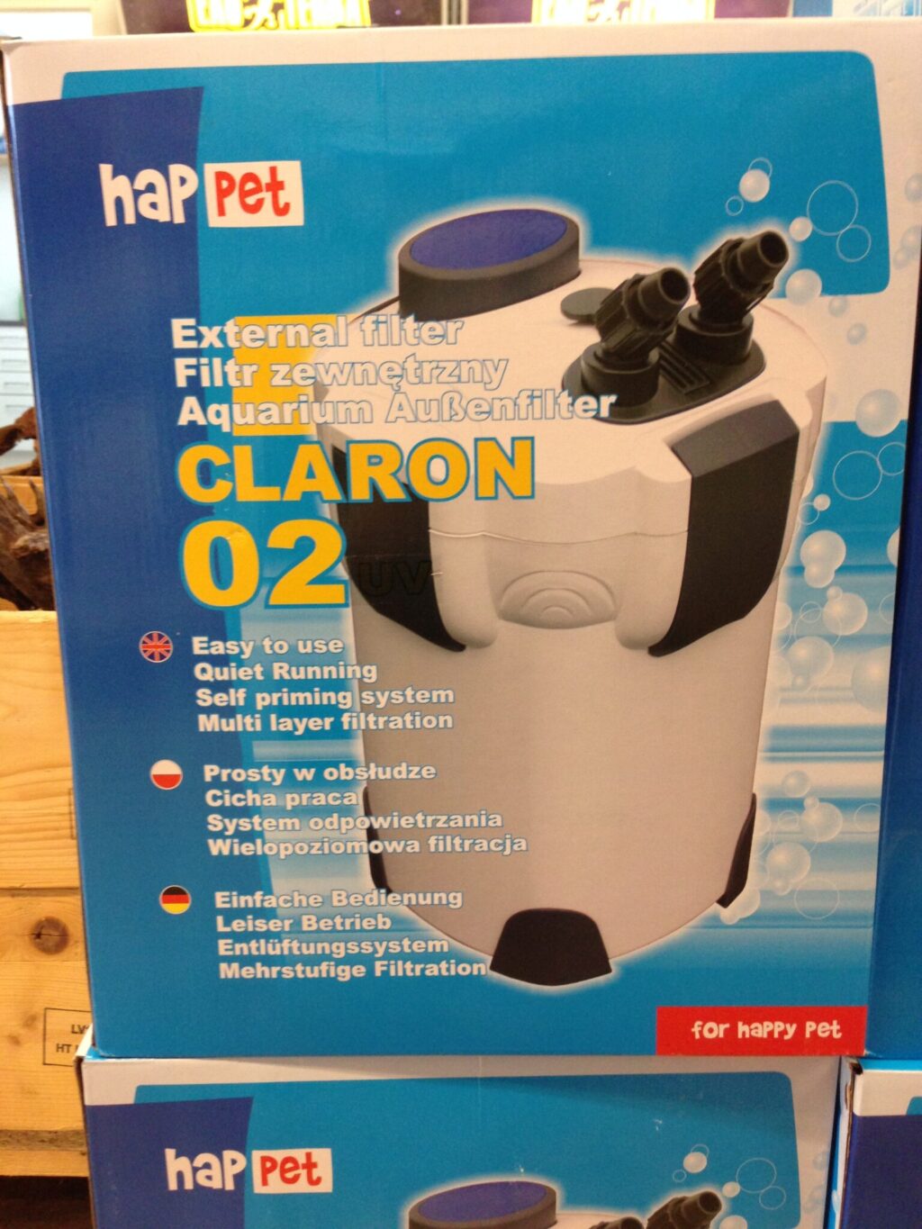 Claron 02UV Spandfilter.