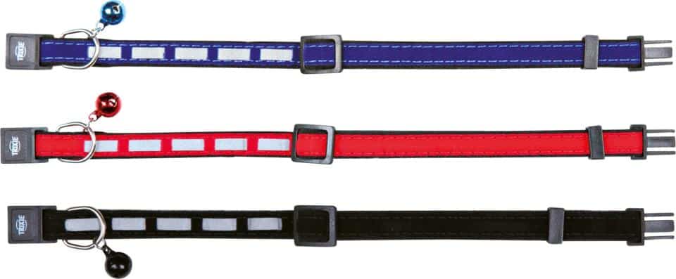 Halsb. velour m. refleks ass. farver