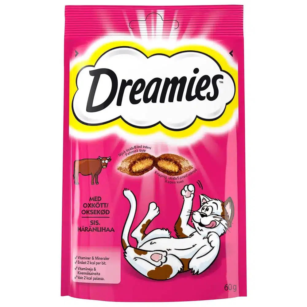 Dreamies oksekød 60gr