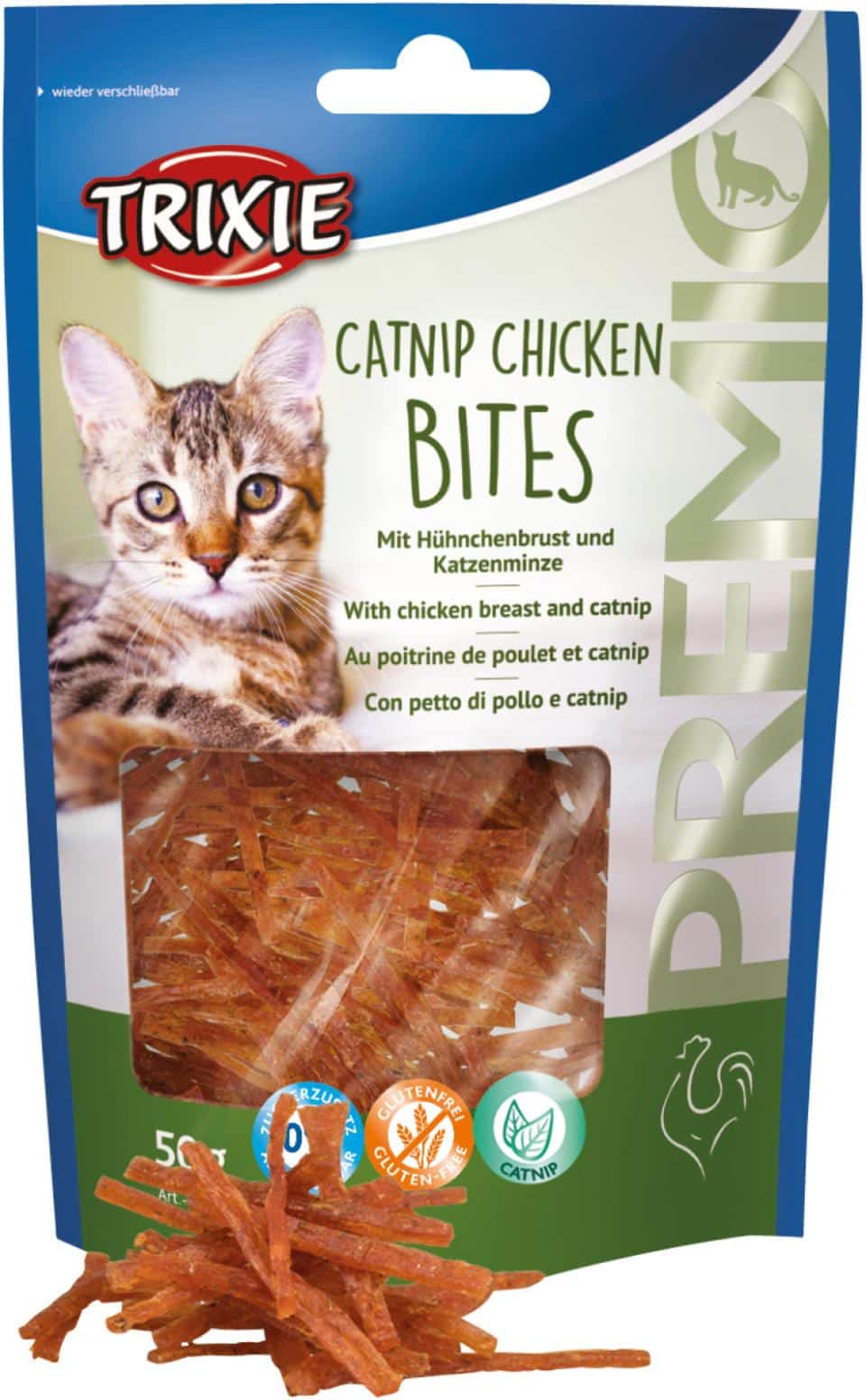 PREMIO Catnip Chicken Bites 50gr