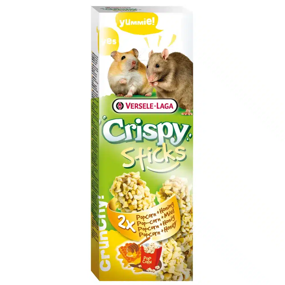 Crispy Sticks Hamster/Rotte Popcorn & Honning 100gr