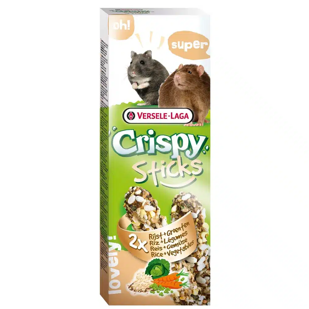 Crispy Sticks Hamster/Rotte Ris & Grøntsager 110gr