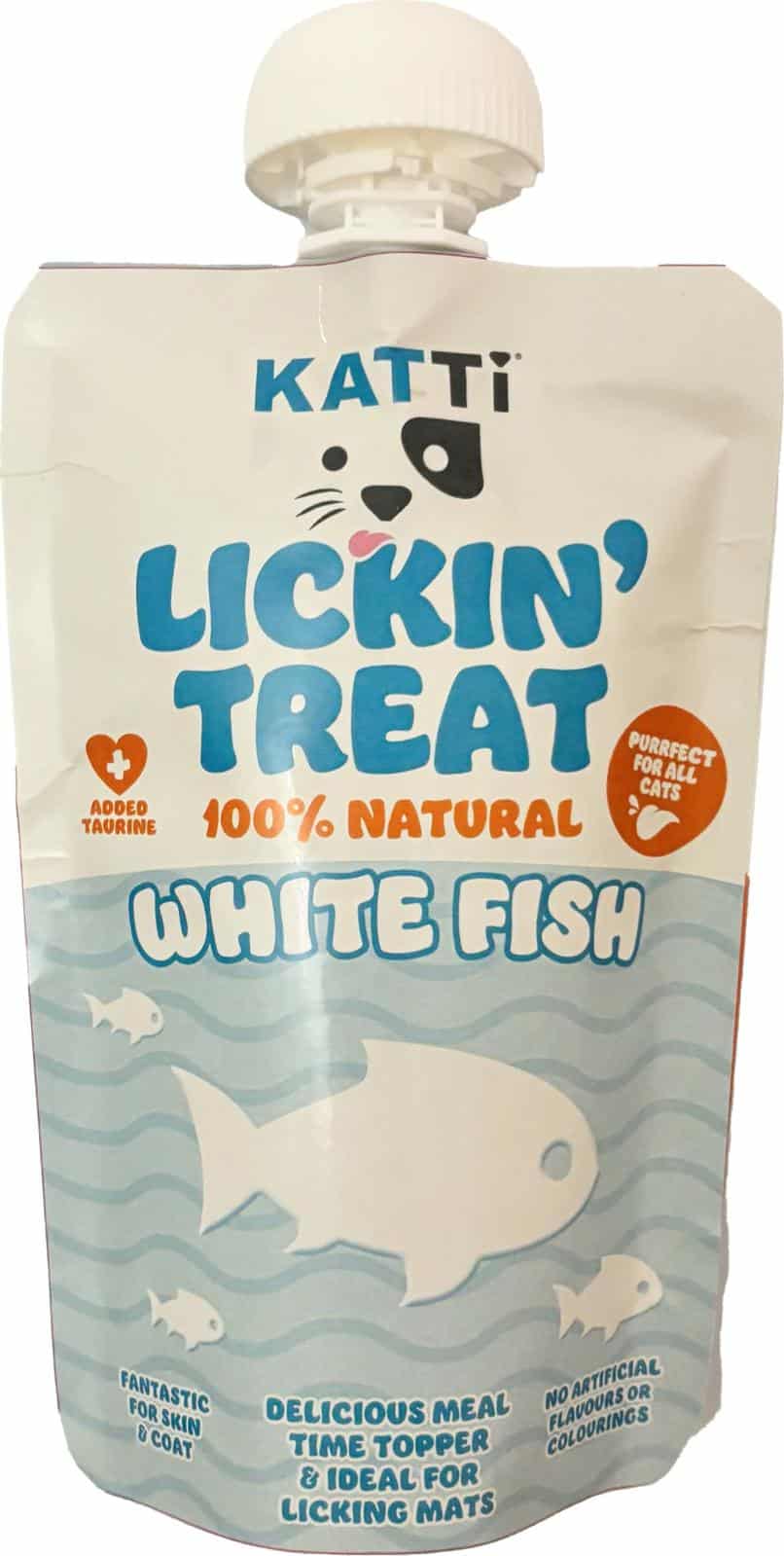 Katti Lickin Treat godbidspasta (hvid fisk) 75gr