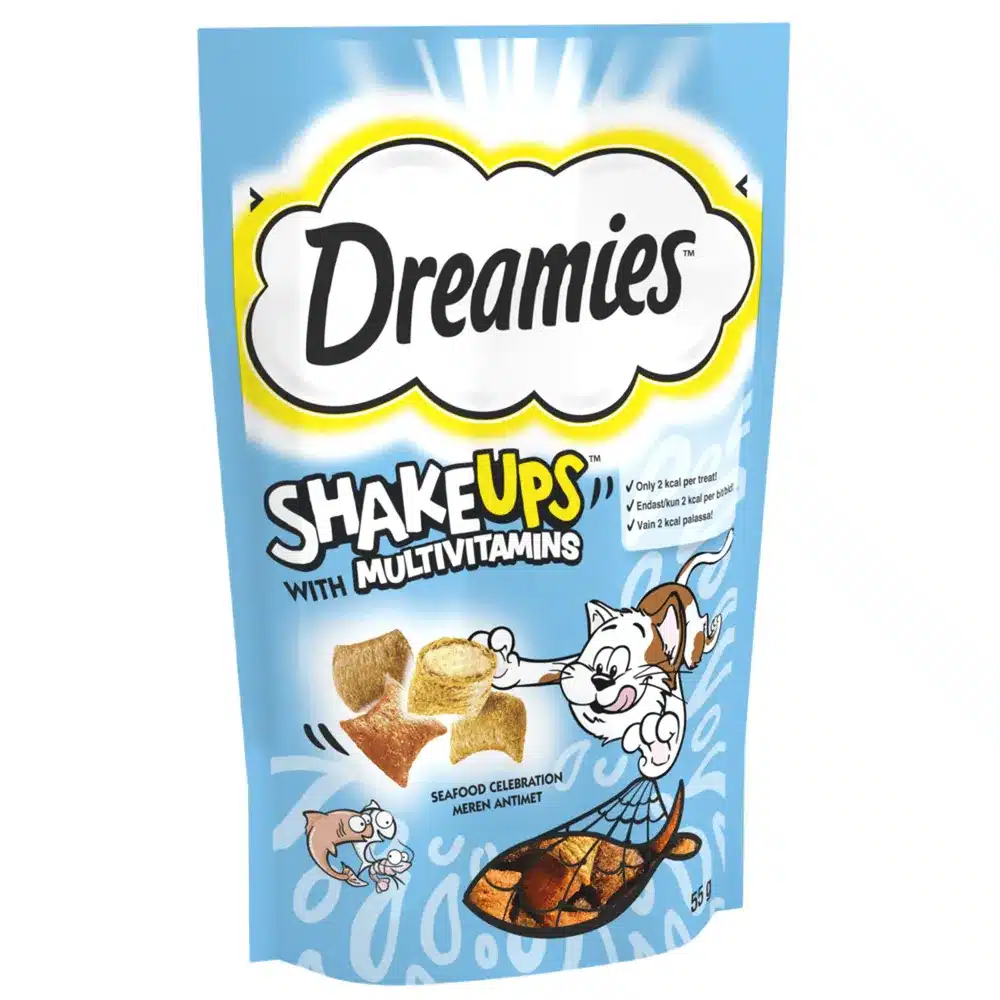 Dreamies Shake-ups Seafood Celebration 55gr