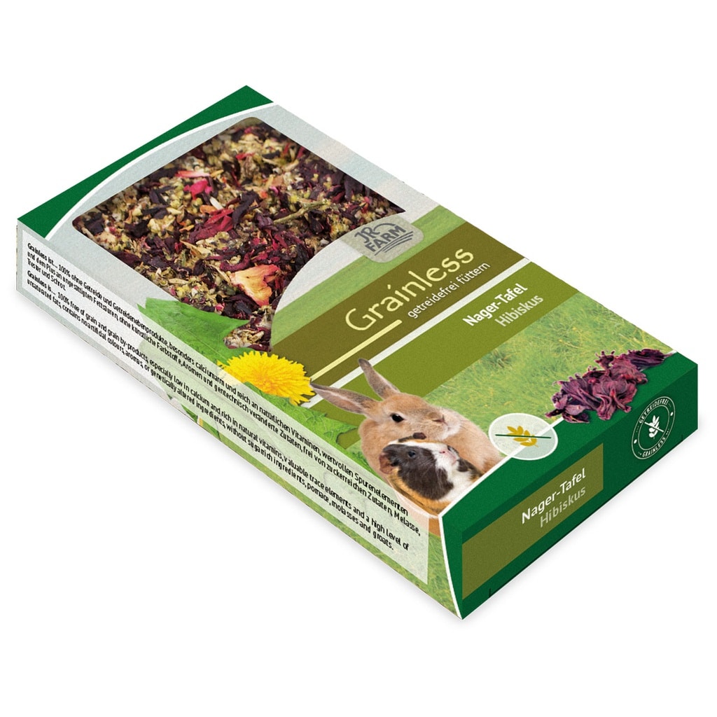 JR Farm Grainless Hibiscus Gnaverbar 125g
