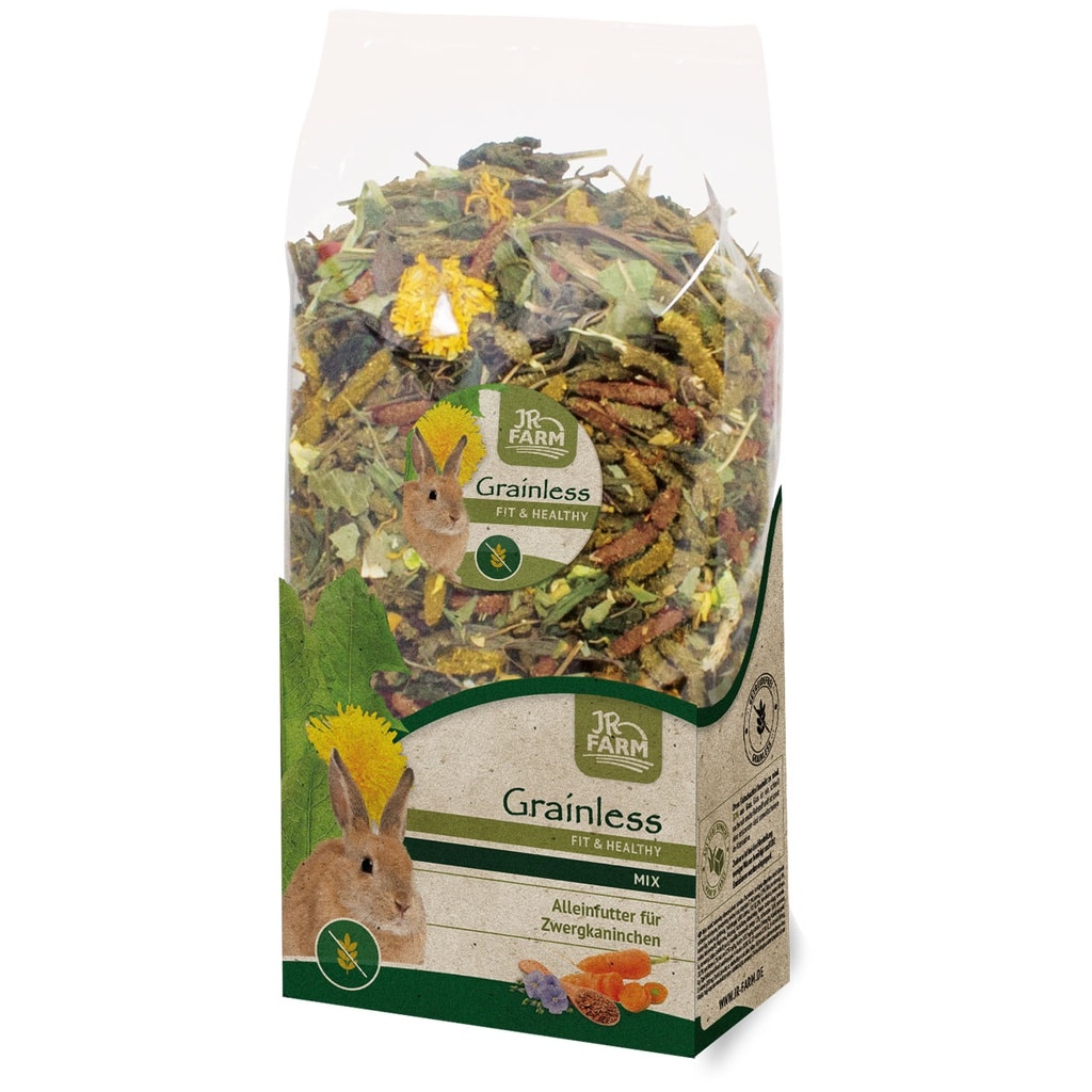 JR Farm Grainless Health Mix Dværgkaninfoder 600g