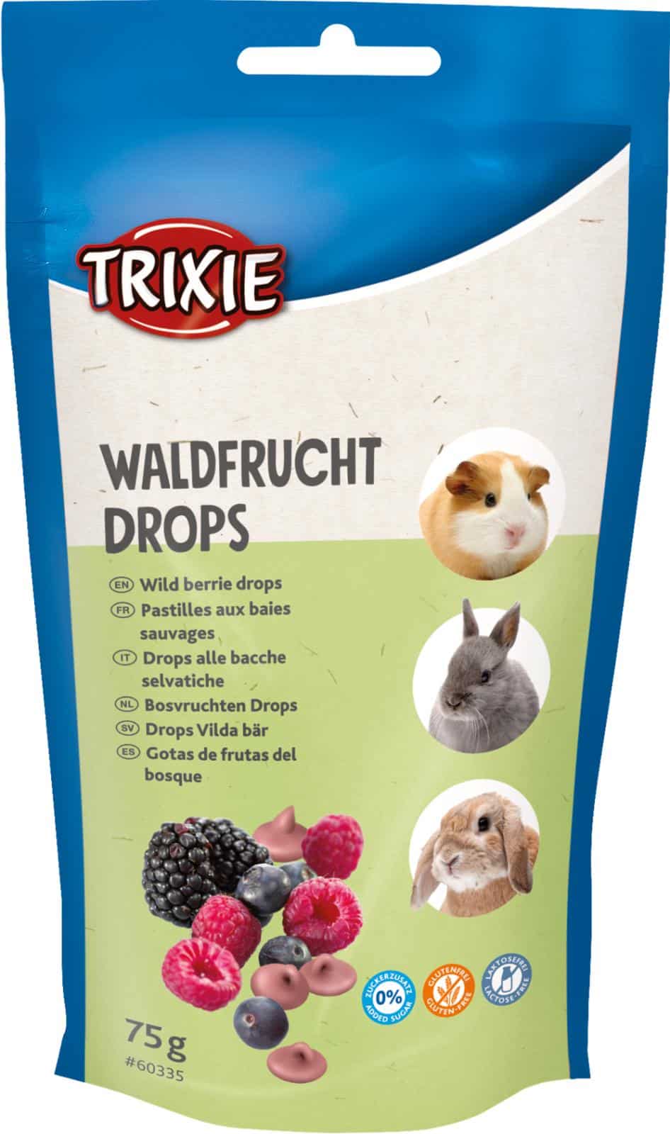 Trixie vitamindrops skovbær 75gr