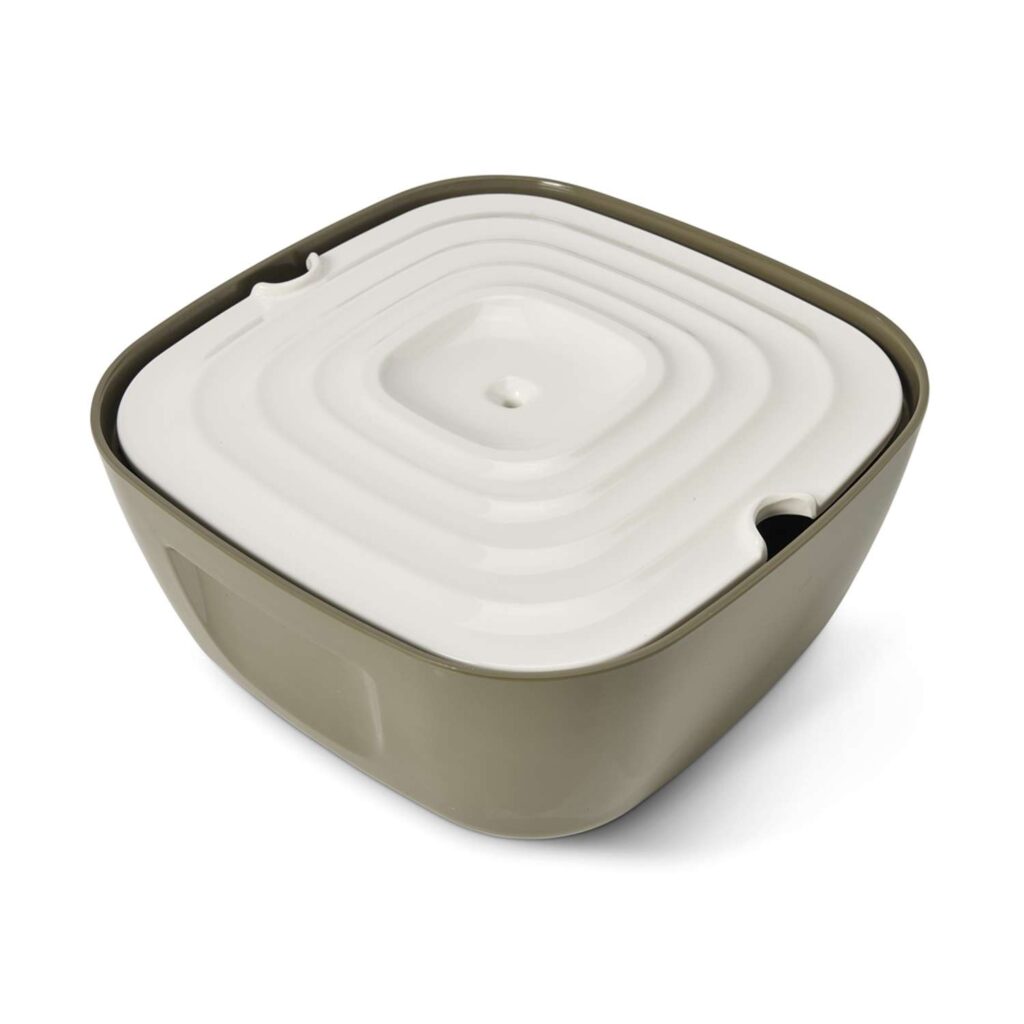 Drikke Fountaine Volcano, grå 25x25x11 cm