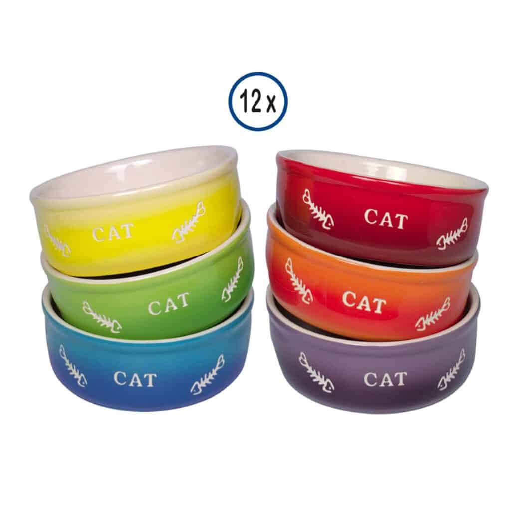 Keramikskål kat 1 stk. ass. farve