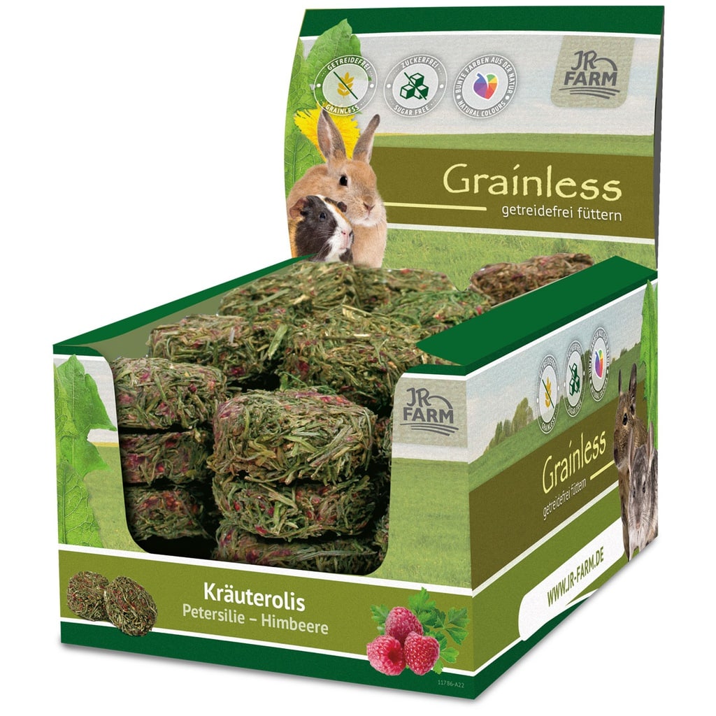 JR Farm Grainless Persille og Hindbærruller 80g