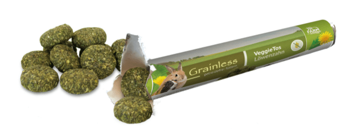 JR Farm Grainless VeggieTos Mælkebøtte 25g