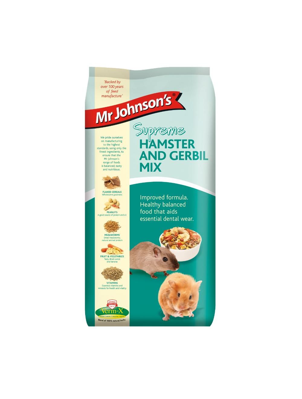 Mr Johnson's Supreme Hamster & Ørkenrotter 900g