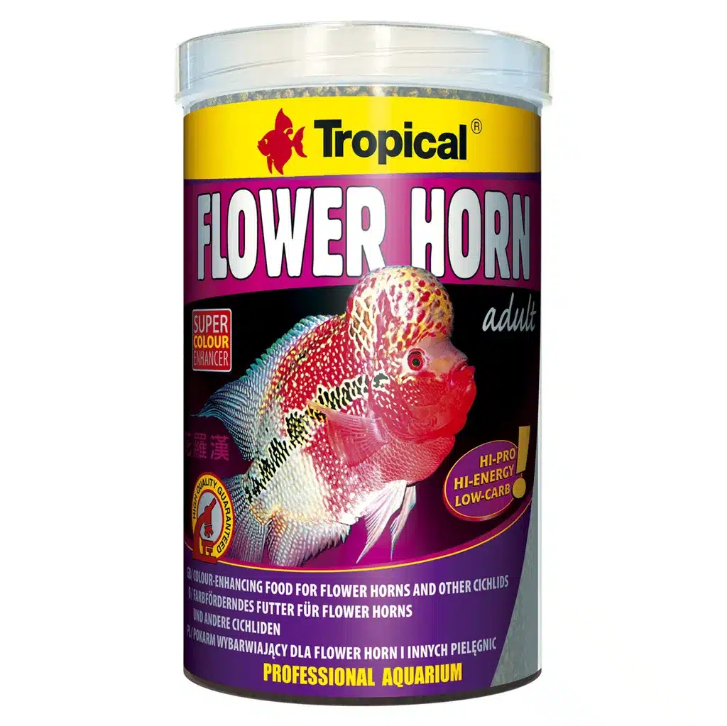 Tropical Flower Horn Adult Pellet 1000 ml