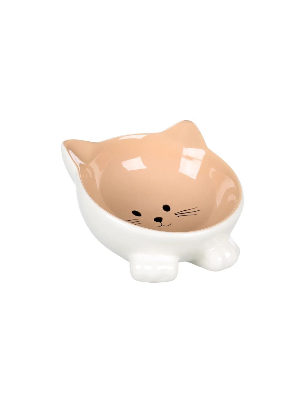 Keramikskål Kat Puzi, taupe, 125ml