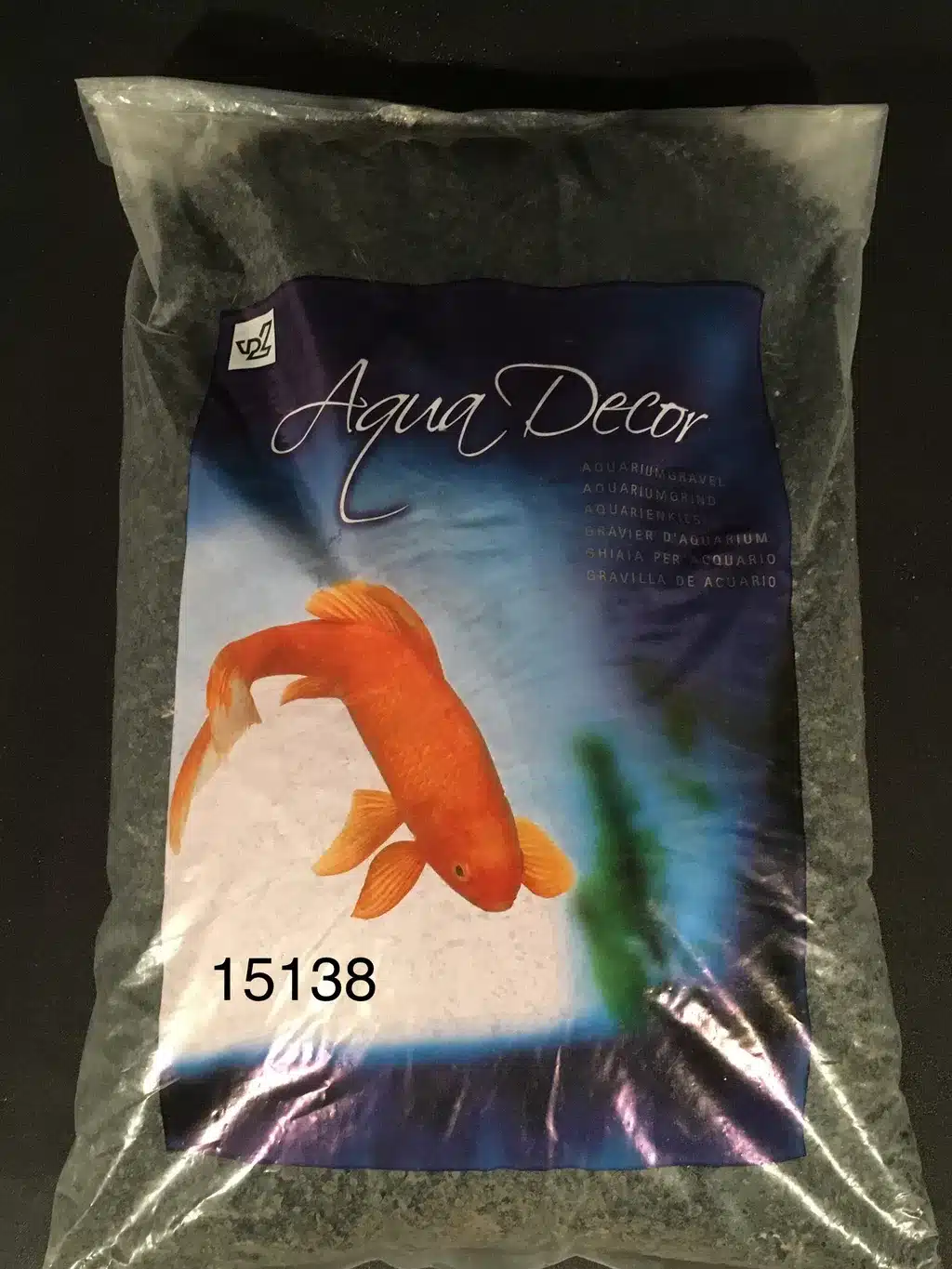 AquaDecor akvariegrus sort 2-5 mm 10kg