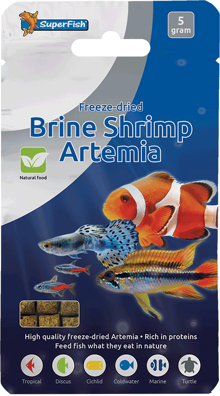 SuperFish Freeze Dried Brine Shrimp Artemia 5gr