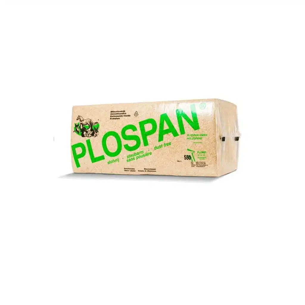 Plospan spåner 550/100 ltr. ca. 20 kg. Prespak
