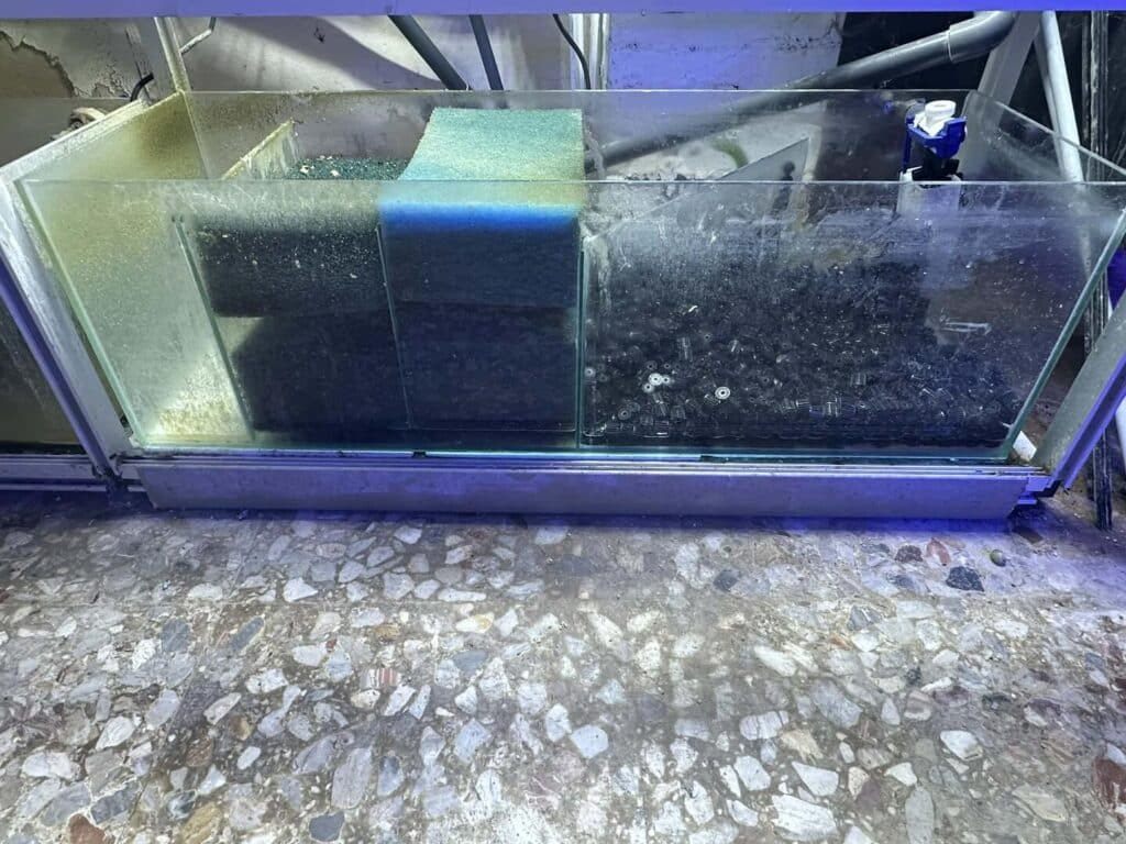 Brugt sump. inkl filtermedie