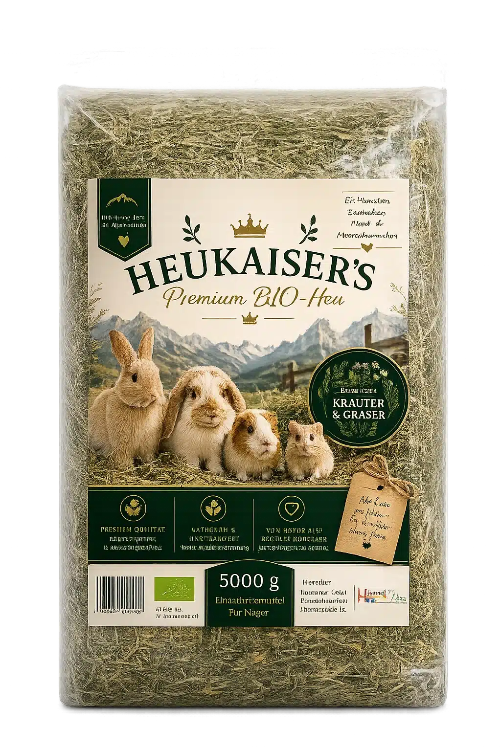 Økologisk Hubertus BIO-Hø Premium