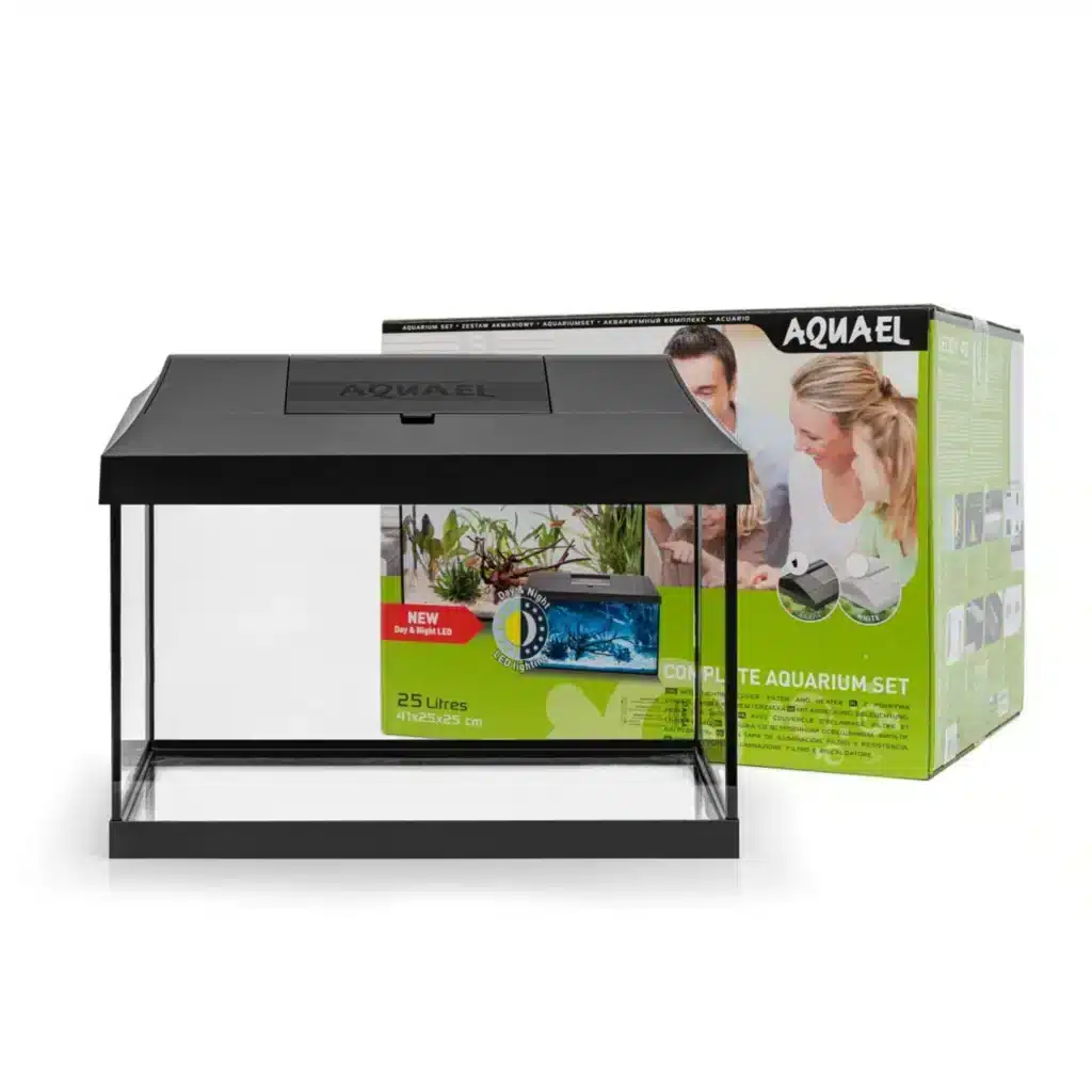 AQUAEL Startersæt 105 ltr. LEDDY PLUS 75 D&N Sort 2.0