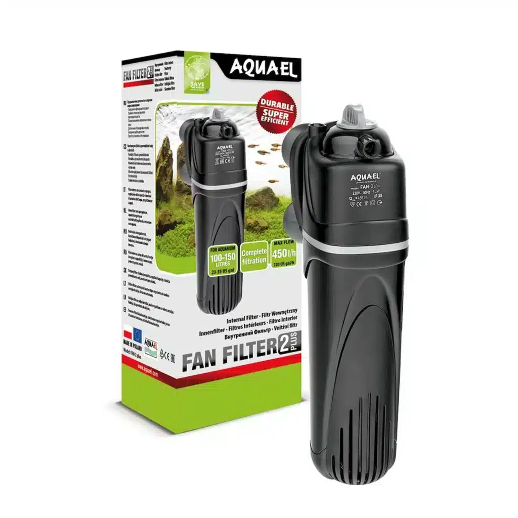 Aquael FILTER FAN 2 PLUS 450 l/h 5,2 watt.