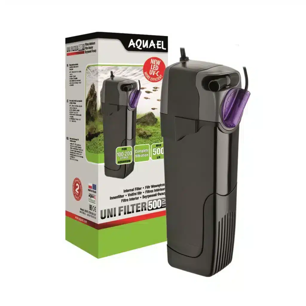 Aquael UNIFILTER 500 UV 500 l/h 5 watt.
