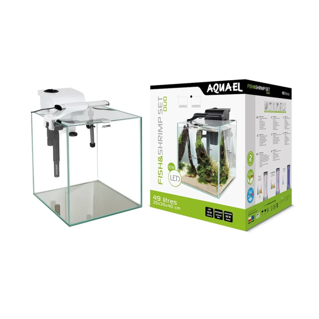 AQUAEL FISH & SHRIMP 35 SET DUO D&N 49 ltr. Hvid